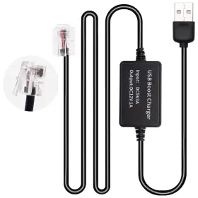 Rj11 Aienxn 705353789687 Usb To Plug Radar Detector Cable 5ft 1.5m Power Cord Rep