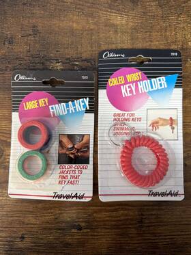 Allison 7918 Travel Aid Large Key Find-a-key And Coiled Wrist Holder 7910