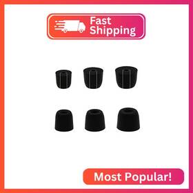 Alxcd 4326968474 Ear Tip For Shure Se Series Earphone 3 Pair S/m/l Soft Memory Foam Nois