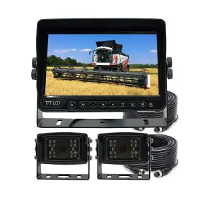 Mc-76652 Atptk Ahd 1080p 7 Inch Reverse Rear View Backup Dual Camera System Two Cameras With Ni
