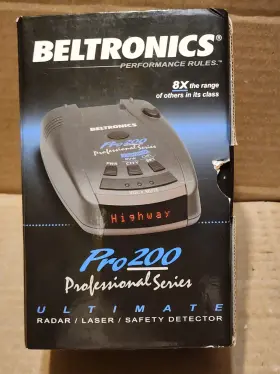 Beltronics 040293148126 Pro 200 Professional Series Ultimate Radar Laser Safety Detector