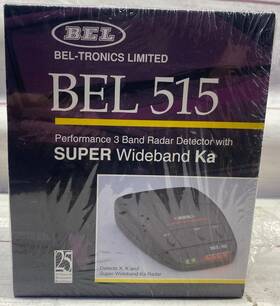 Beltronics 245-102-28 Nos Bel 515 Radar Detector 3 Band With Super Wideband Ka Vintage New Old Stock