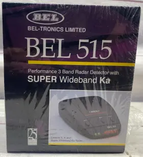 245-102-28 Beltronics Nos Bel 515 Radar Detector 3 Band With Super Wideband Ka Vintage New Old Stock