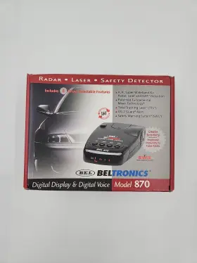 Bel-870 Beltronics Bel 870 Radar 360 Laser Safety Detect Digital Display And Voice