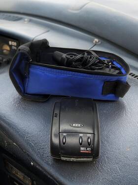 Beltronics Bel415 Bel-tronics Radar Detector With All Cords And Carry Bag
