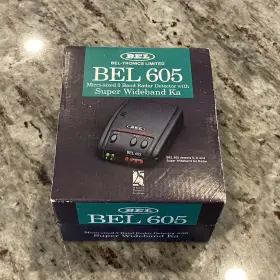 Bel605 Beltronics Bel 605 Radar Detector Vintage Model Original Box And Accessories Tested