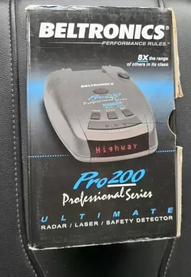 Beltronics Pro-200 Pro 200 Professional Series Radar Detector - Black