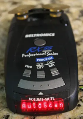 Rx55 Beltronics Pro-rx55 Professional Series Radar Detector