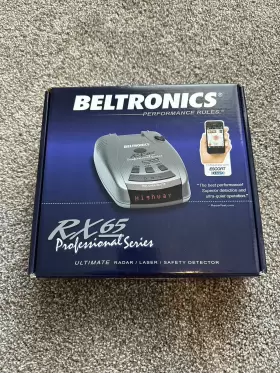 Rx65red Beltronics Professional Radar Detector Oem Hard Wire Kit Box