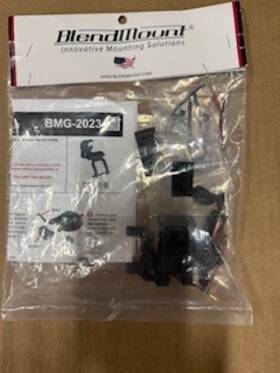 Blendmount Bmg-2023 Aluminum Radar Detector Mount Compatible With Ez Mag Custom Fit