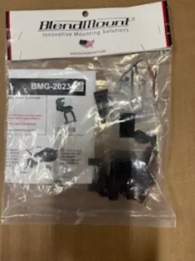 Bmg-2023 Blendmount Aluminum Radar Detector Mount Compatible With Ez Mag Custom Fit