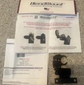 2036 Blendmount Bv1 Bmw Aluminum Radar Detector Mount