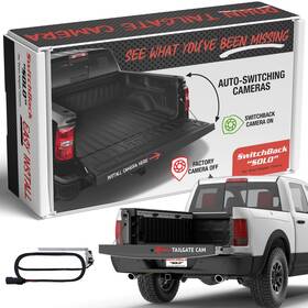 Bringit El-ss-f2-b Switchback Solo Down Tailgate Backup Camera For Truck Back Up Plu