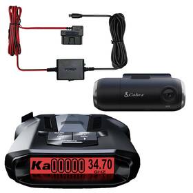 Cedar Electronics Bn24700isc201obd Cobra Rad 700i Radar Detector And Sc 201 Smart Dash Cam 2.5a Obd Port To Micro