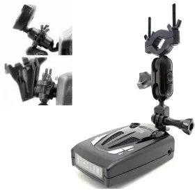 Mt-gf2 Chargercity Accessorybasics Car Rearview Mirror Radar Detector Mount Holder For Whistler