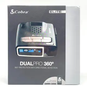 0180011-1 Cobra Black Elite Series Dualpro 360 Protection With Directional Detection