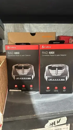 480i Cobra 028377108334 Rad Radar Detector Long Range Bluetooth Carplay Lasereye