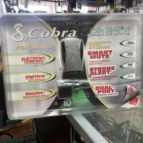 Esd-1040 Cobra 490708 Vintage Vp Radar/laser Detector 10 Band Ultra Performance #490708