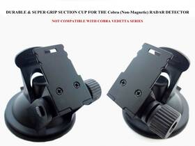 Cobra 6ps-5 Super Grip Suction Cup / Mount Good For Non-magnetic Radar Detector