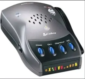 9221wx Cobra Old School Esd Radar Laser Detector 9 Band Noaa Speaker Is Shot