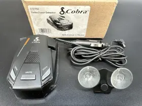 Ct-2750 Cobra Ct 2750 Performance Audio Alert Radar Laser Detector And Power Cord New