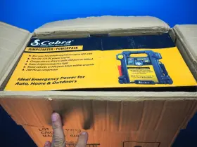 Cjic-550 Cobra Electronics Jumpstarter / Powerpack Model Cjic 550 New In Box