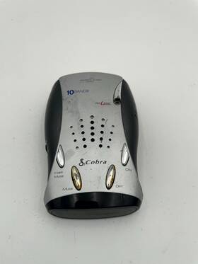 Cobra Esd-9215 Radar Laser Detector Black And Silver 10-band Needs Adapter