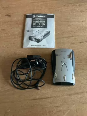 Esd-9560 Cobra Radar Detector 10 Band Ultra 360 Laser Safety Alert Car Charger
