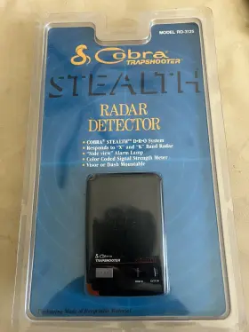 Rd-3125 Cobra Vintage Trapshooter Stealth Radar Detector Never Used In Package