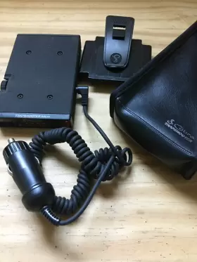 Rd-3160 Cobra Vtg Trapshooter Micro Radar Detector Rd3160 With Mount Clip And Leather Case