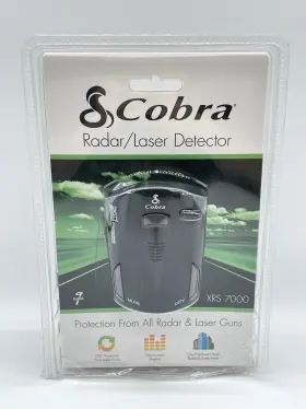 Xrs7000 Cobra High Performance Audio Alert Radar Laser Detector And Power Cord New