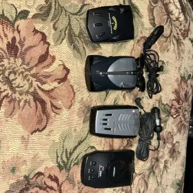 Xtr-9340 Cobra Lot Of 4 Radar Detectors Whistler Uniden Fuzz Buster
