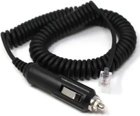 Crossery 744110076981 Radar Detector Power Cord For Uniden R3 R7 R1 Valentine Black