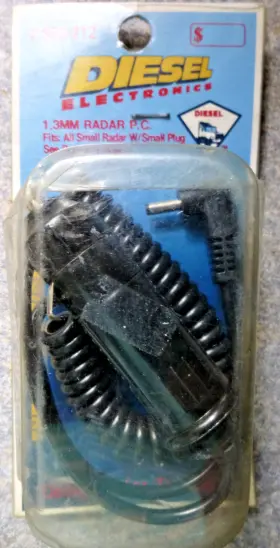 360-212 Diesel 1.3mm Bel Beltronics Radar Detector Coiled Power Cord Small Pin