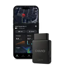 R1-lte Dimo Gps Vehicle Tracker With Real-time Location Obd2 Wireless Scanner Ai-