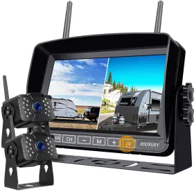 Douxury 717049527558 Fhd 1080p 2 Digital Rv Wireless Backup Camera System For Trailer Truck Bus