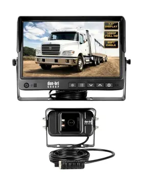 Dun-bri 060876625061 7.5 Inch 1080p Professional Backup Camera System For Commercial Trucks Rvs Heav