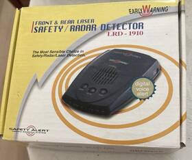 Early Warning 1910 Front And Rear Laser Safety/radar Detector Ldr-1910