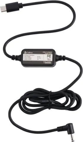 0010091-1 Electronics Usb-c To Barrel Connector Radar Detector Power Cable Detectors Compatible