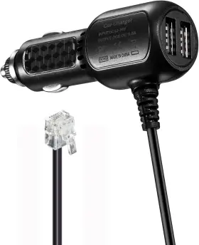 B0bqr7z5zc  Emirrehgo Escort Passport Rj11 Radar Detector Cable Wire With Dual Usb Port For Ix