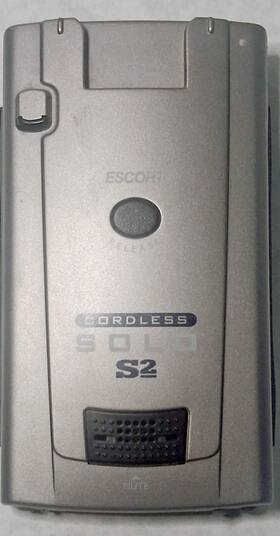 Escort 3ja7 Cordless Solo S2 Radar/laser Detector. Includes A Window Shield Mount And Antrnna