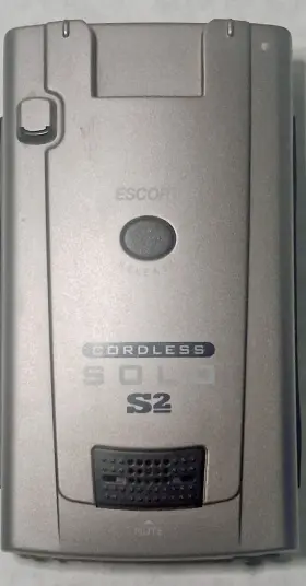 3ja7 Escort Cordless Solo S2 Radar/laser Detector. Includes A Window Shield Mount And Antrnna
