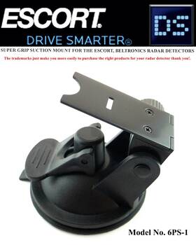Escort 6ps-1 Super Grip Suction Mount For The Beltronics And Passport Radar Detectors
