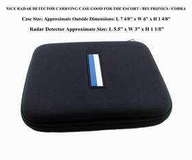 Escort 722589295089 Nice Radar Detector Carrying Case Good For The Bel Uniden Cobra Whistler
