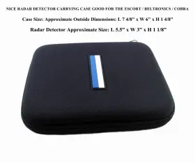 Escort 722589295089 Nice Radar Detector Carrying Case Good For The Bel Uniden Cobra Whistler
