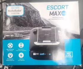 Escort 737795002420 Max 360 Laser Radar Detector - Gps Directional Alerts Dual Antenna