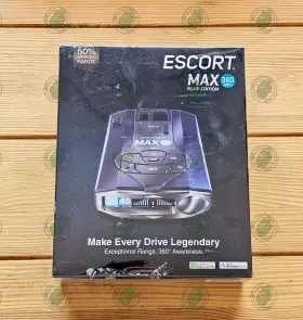 Escort 737795002475 Max 360 Mkii Blue Edition Laser Radar Detector New And Sealed