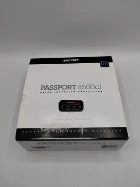 Escort 737795015345 Passport 8500ci Radar Laser Detector 3 Piece Built-in Requires Install