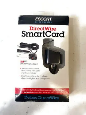 Escort 737795275008 Radar Detector Direct Wire Smartcord Red Led