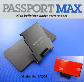 Ex3m Escort 1 Permanent Windshield Mount Bracket For The Passport Max Radar Detectors
